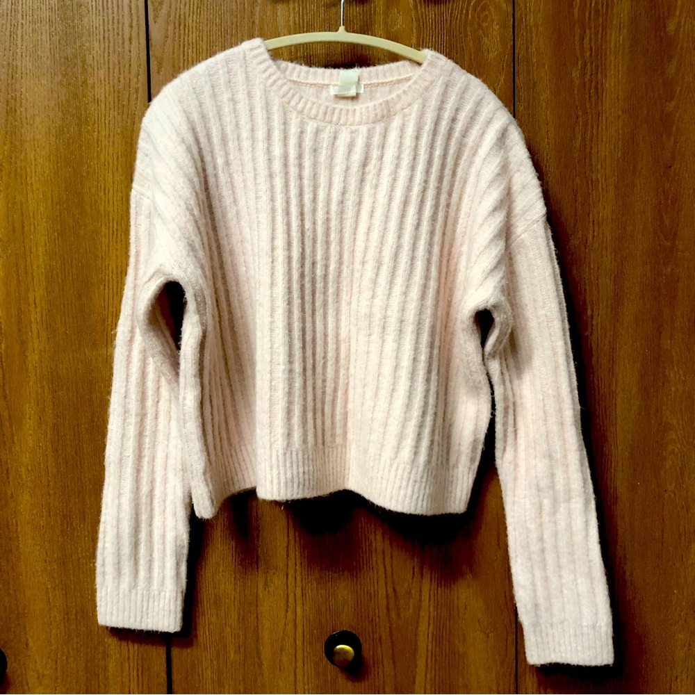 H&M light Pink Sweater